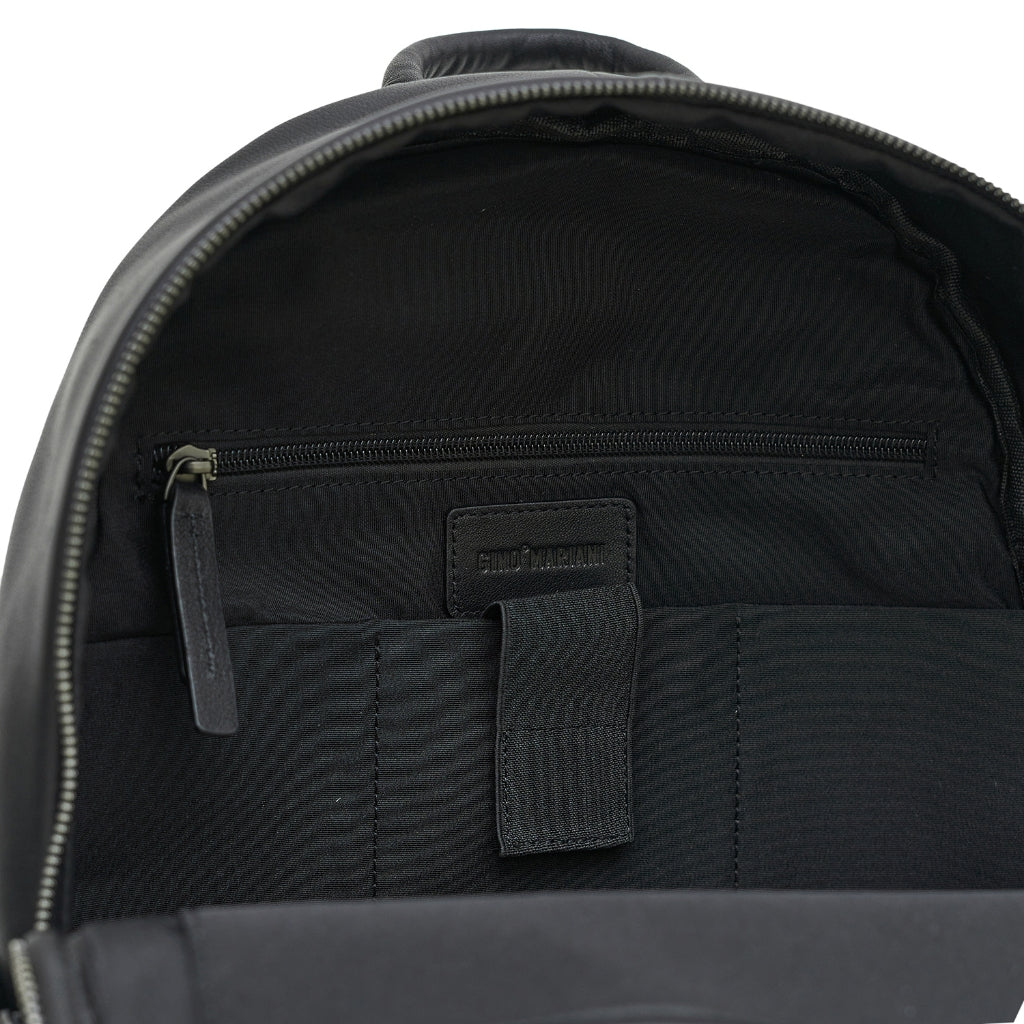 Backpack Tas Ransel Pria Kulit Gino Mariani Bristol Black