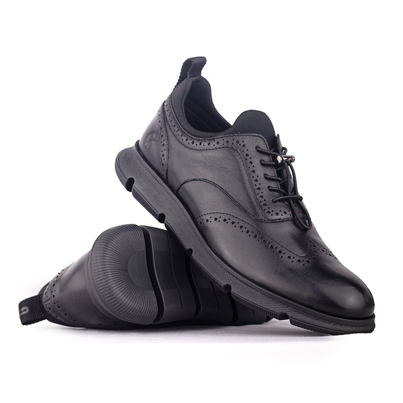 Sepatu Casual Formal Pria Gino Mariani Zenom 1 Hitam