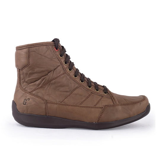 Sepatu Pria Boots Casual Gino Mariani Elario 17 Coklat Tua