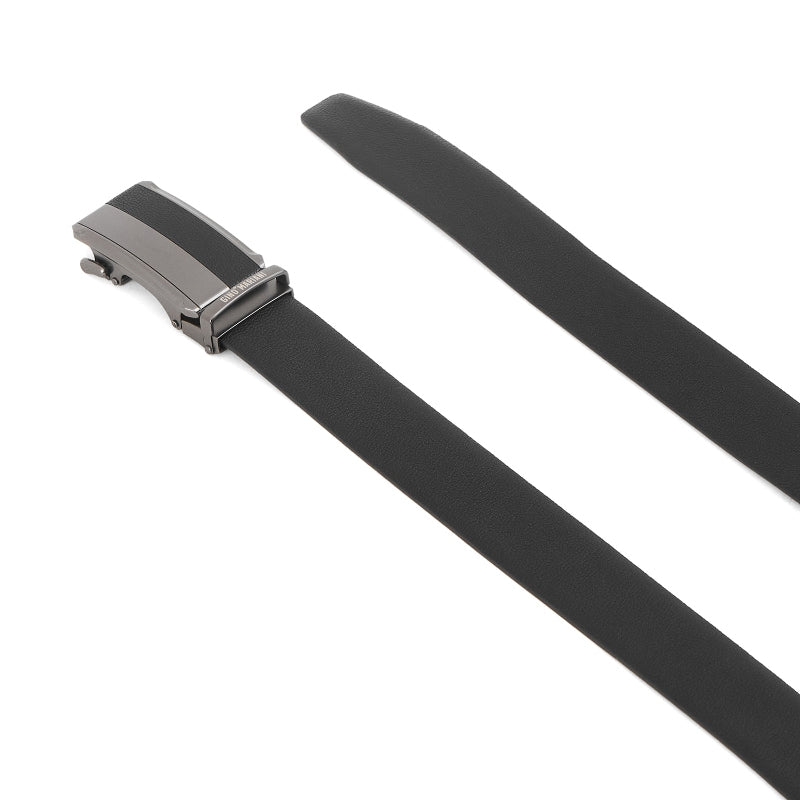 Ikat Pinggang Pria Kulit Gino Mariani Bertram Black