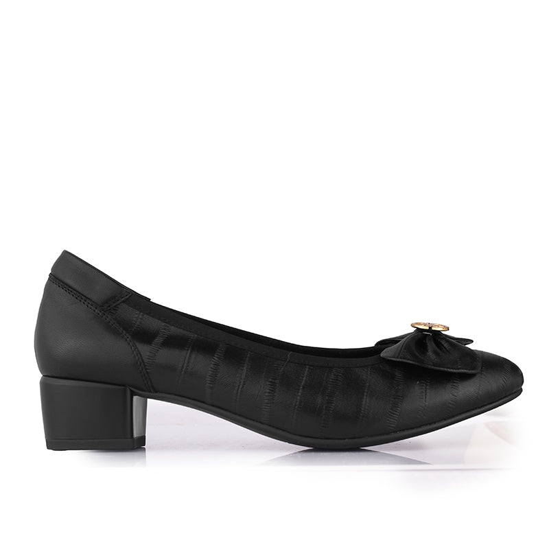 Sepatu Pantofel Formal Wanita Gino Mariani Farren Hitam