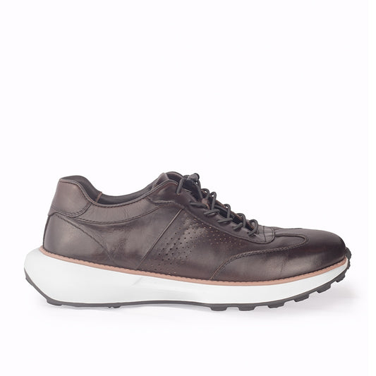 Sepatu Casual Pria Sneakers Gino Mariani Ivano Brown