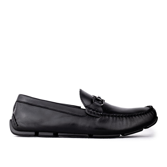 Sepatu Casual Pria Loafer Moccasin Gino Mariani Bartoli 8 Hitam