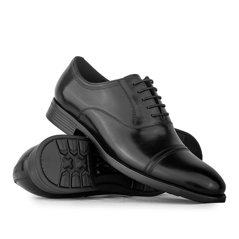 Sepatu Kulit Pria Pantofel Formal Gino Mariani Ignacio Black