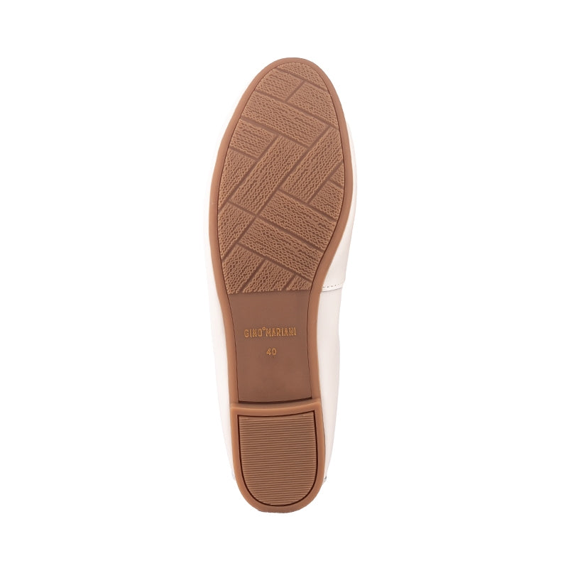 Sepatu Ballet Flats Wanita Gino Mariani Britney Off White