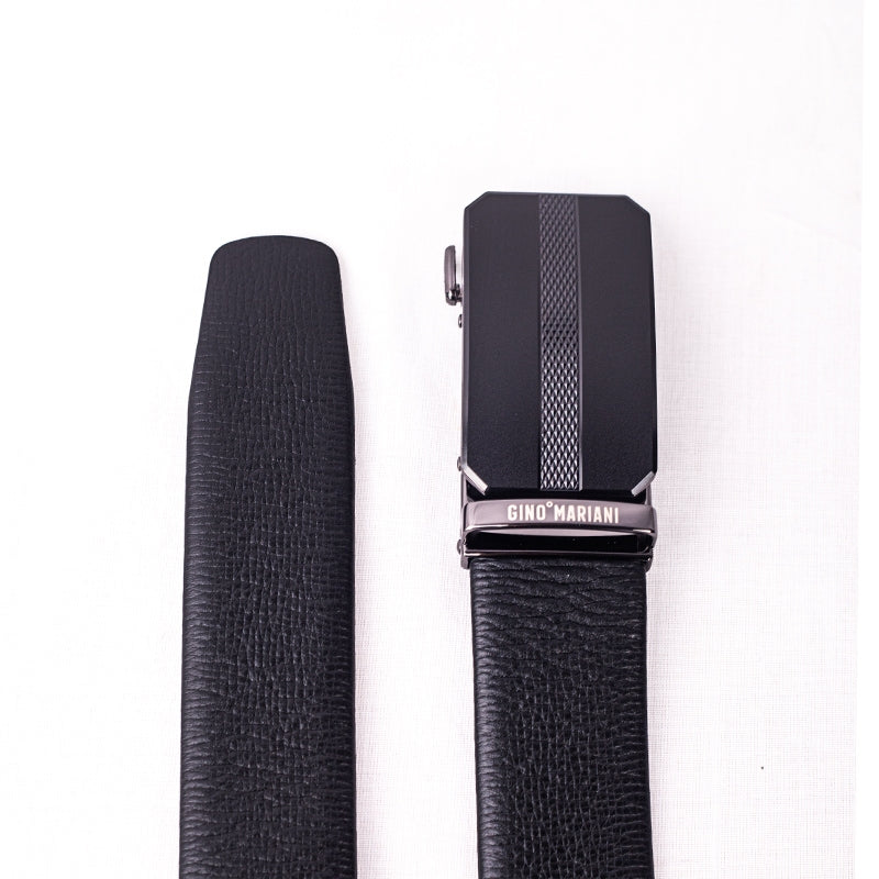 Ikat Pinggang Pria Kulit Gino Mariani Braulio Black