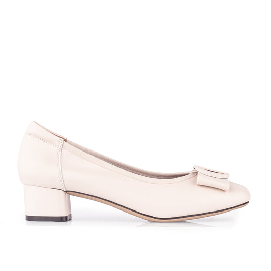 Sepatu Pantofel Formal Wanita Gino Mariani Delta Apricot