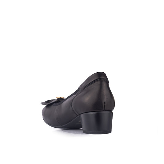 Sepatu Pantofel Formal Wanita Gino Mariani Farren Hitam