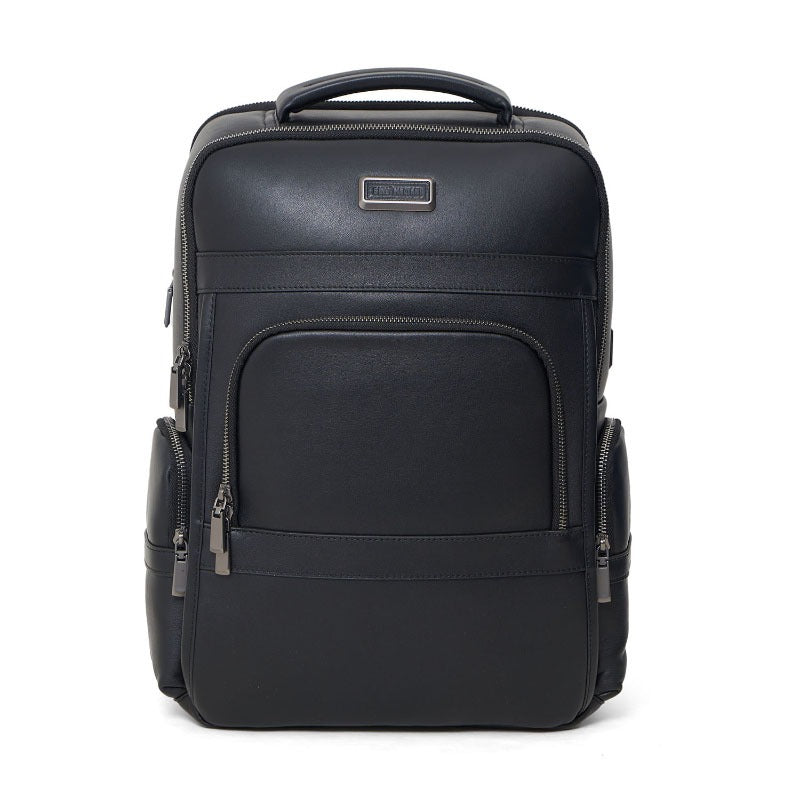 Backpack Tas Ransel Kulit Pria Gino Mariani Bastian Black
