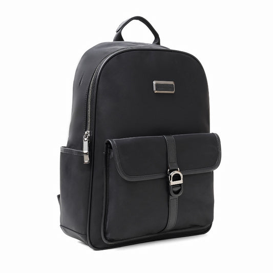 Backpack Tas Ransel Pria Gino Mariani Agito Black