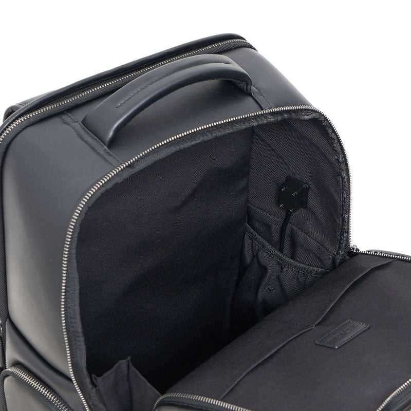 Backpack Tas Ransel Kulit Pria Gino Mariani Baron Black