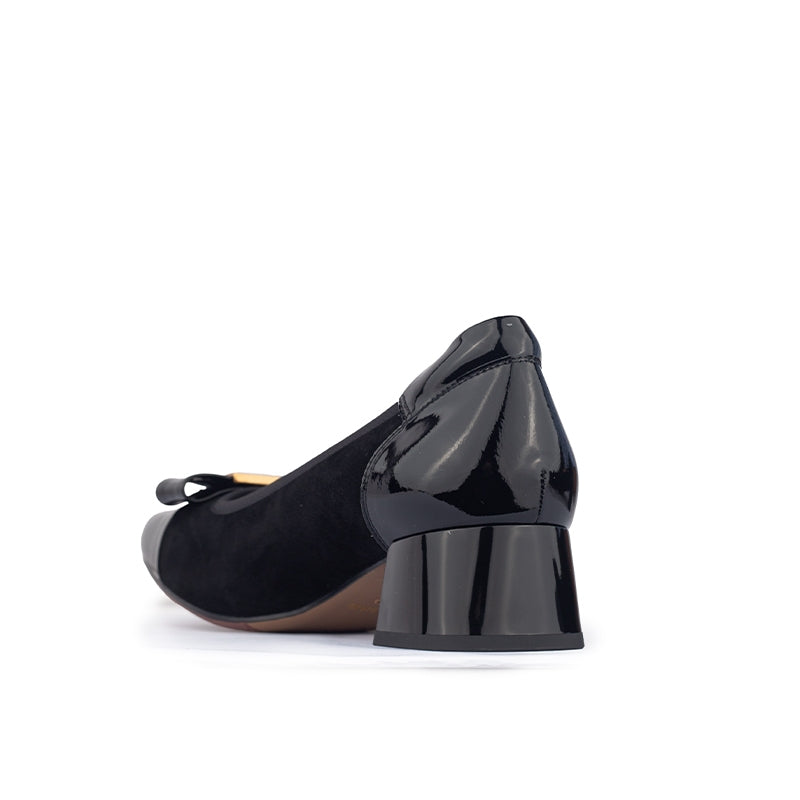 Sepatu Pantofel Formal Wanita Gino Mariani Florence Black
