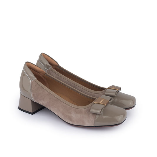 Sepatu Pantofel Formal Wanita Gino Mariani Florence Grey
