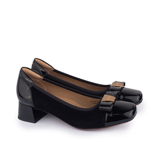 Sepatu Pantofel Formal Wanita Gino Mariani Florence Black