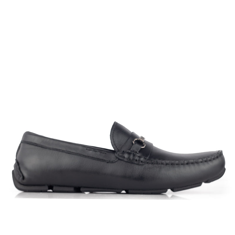 Sepatu Casual Pria Loafer Moccasin Gino Mariani Bartoli 10 Black