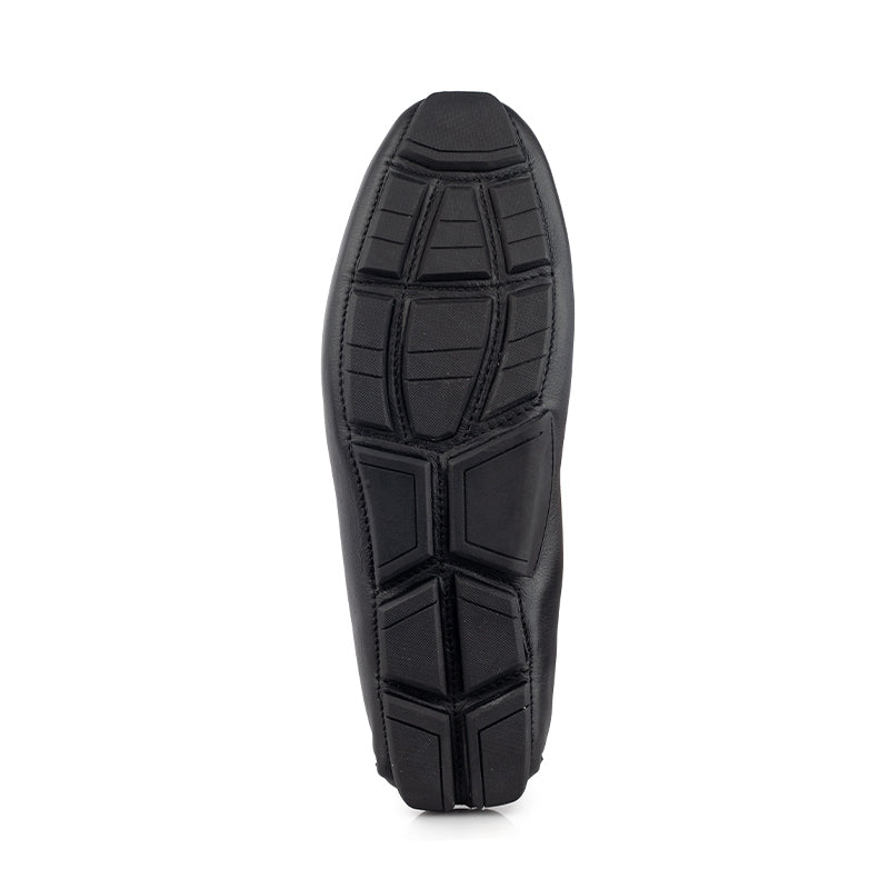 Sepatu Casual Pria Loafer Moccasin Gino Mariani Bartoli 10 Black