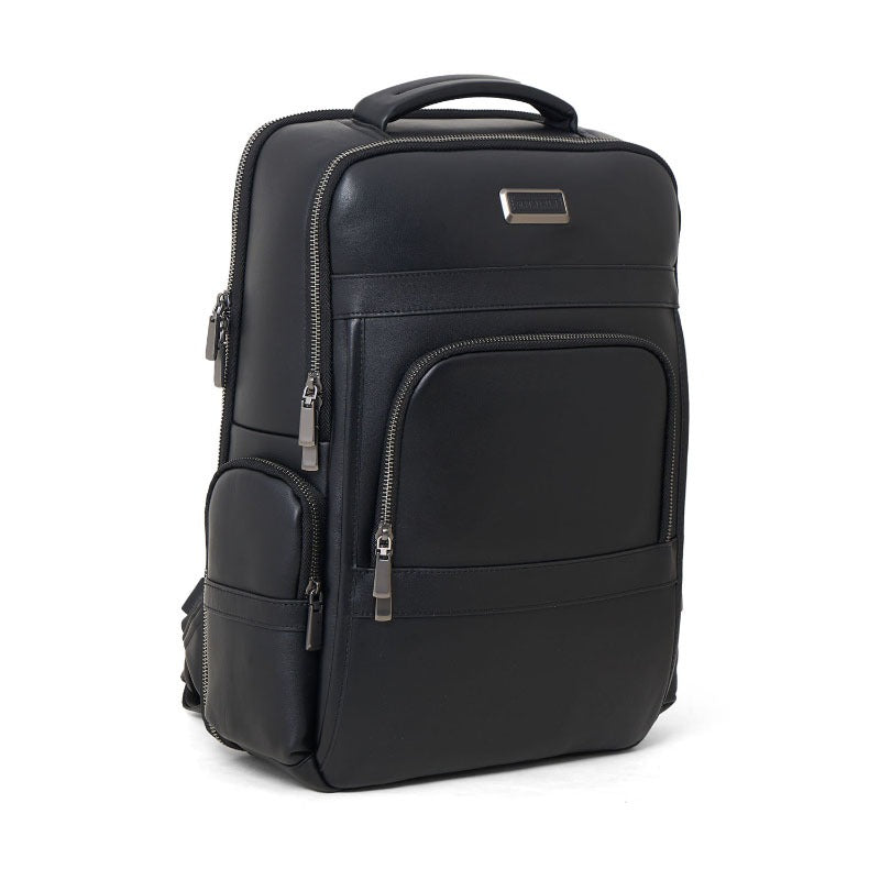 Backpack Tas Ransel Kulit Pria Gino Mariani Bastian Black