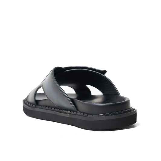 Sandal Kulit Pria Gino Mariani Arza Navy