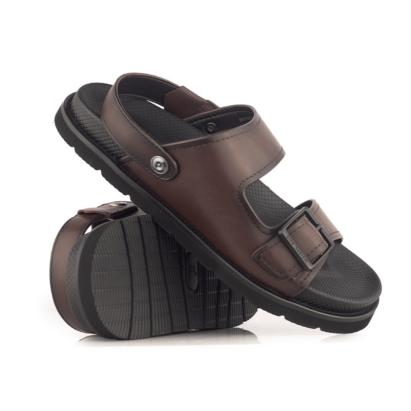 Sandal Kulit Pria Gino Mariani Jasper Brown