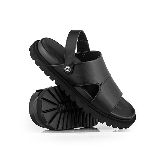 Sandal Kulit Pria Gino Mariani Joel Black