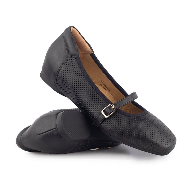 Sepatu Flat Wanita Gino Mariani Glowen Black