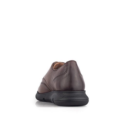 Sepatu Casual Formal Pria Gino Mariani Zenom 2 Dark Brown