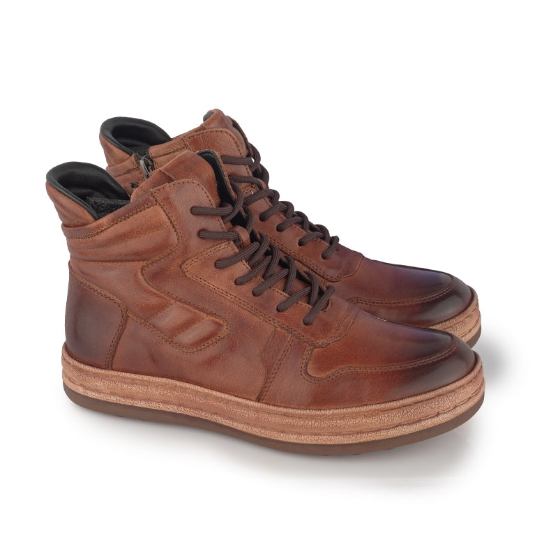 Sepatu Pria Boots Casual Gino Mariani Jacob 1 Light Brown