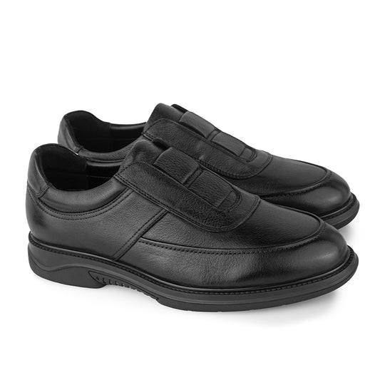 Gino Mariani Jarett Black Sepatu Slip On Pria