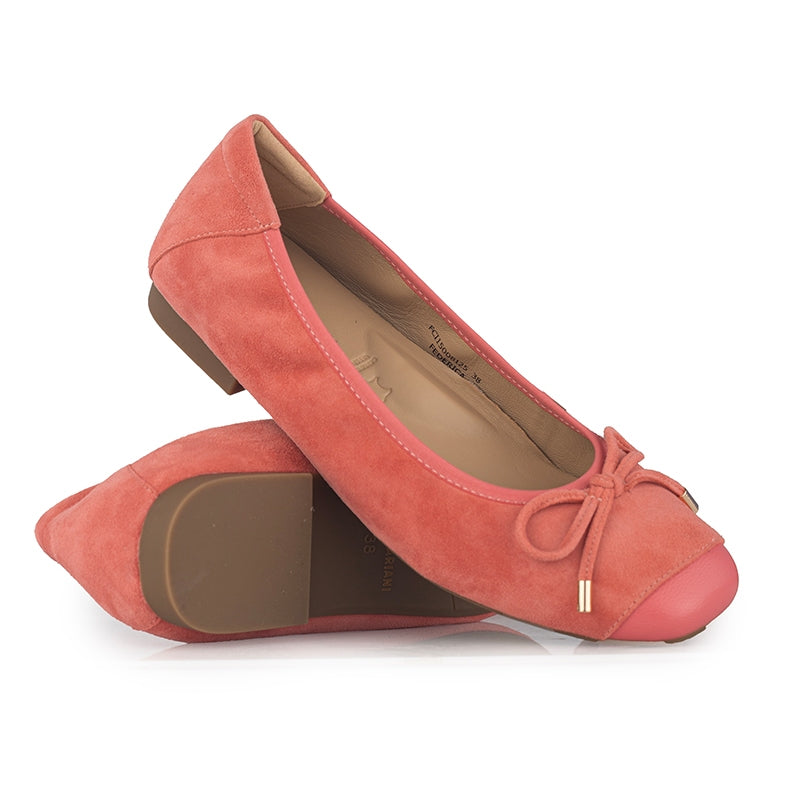 Sepatu Ballet Flats Wanita Gino Mariani Federica Pink Watermelon