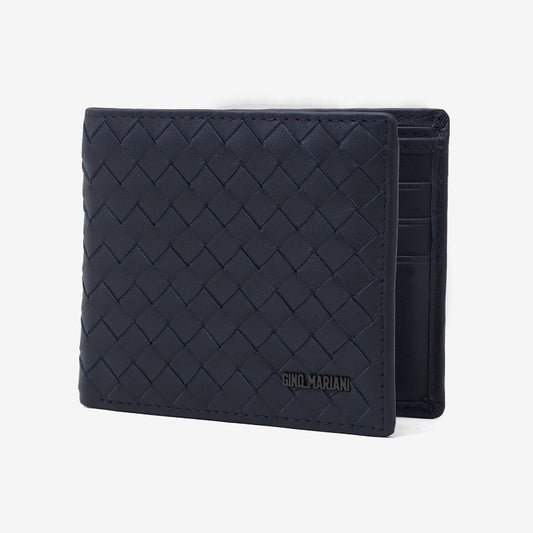 Dompet Kulit Pria Gino Mariani Kenji Navy