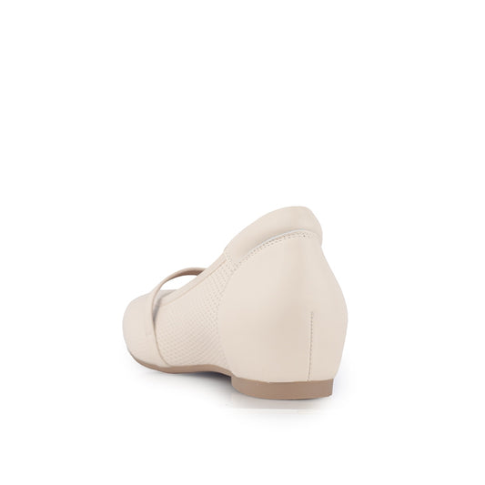 Sepatu Flat Wanita Gino Mariani Glowen Off White