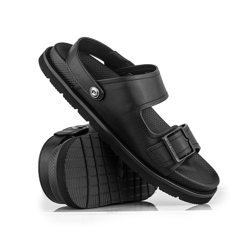 Sandal Kulit Pria Gino Mariani Jasper Black