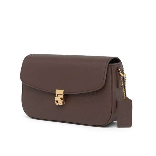 Tas Wanita Shoulder Bag Gino Mariani Emila Brown