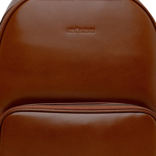 Backpack Tas Ransel Kulit Pria Gino Mariani Alwine Brown