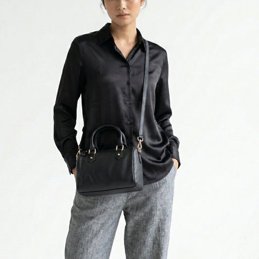 Tas Wanita Gino Mariani Bowling Bag Daelyn 1 Black