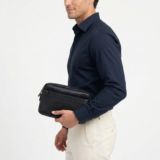 Clutch Pria Gino Mariani Alanda Black