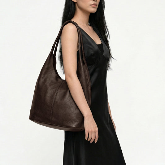 Tas Wanita Gino Mariani Hobo Bag Beyza Coffee