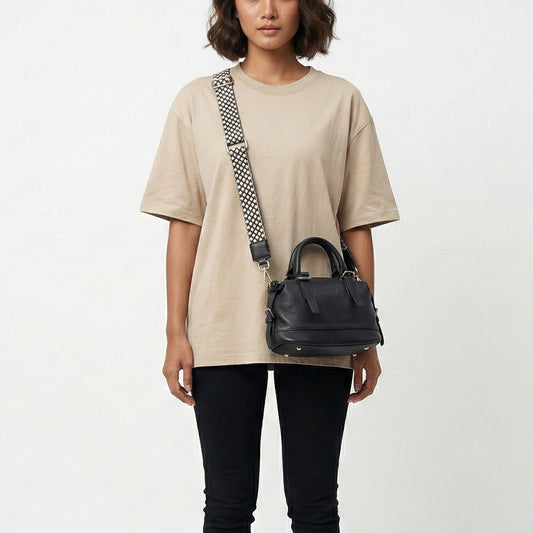 Tas Wanita Gino Mariani Bowling Bag Daisy 1 Black