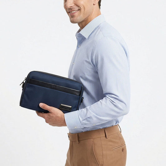 Clutch Pria Gino Mariani Benzio Navy