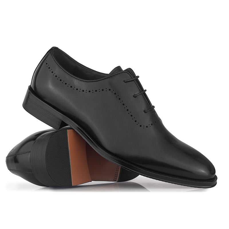 Sepatu Kulit Pria Pantofel Formal Gino Mariani Bonaro Black