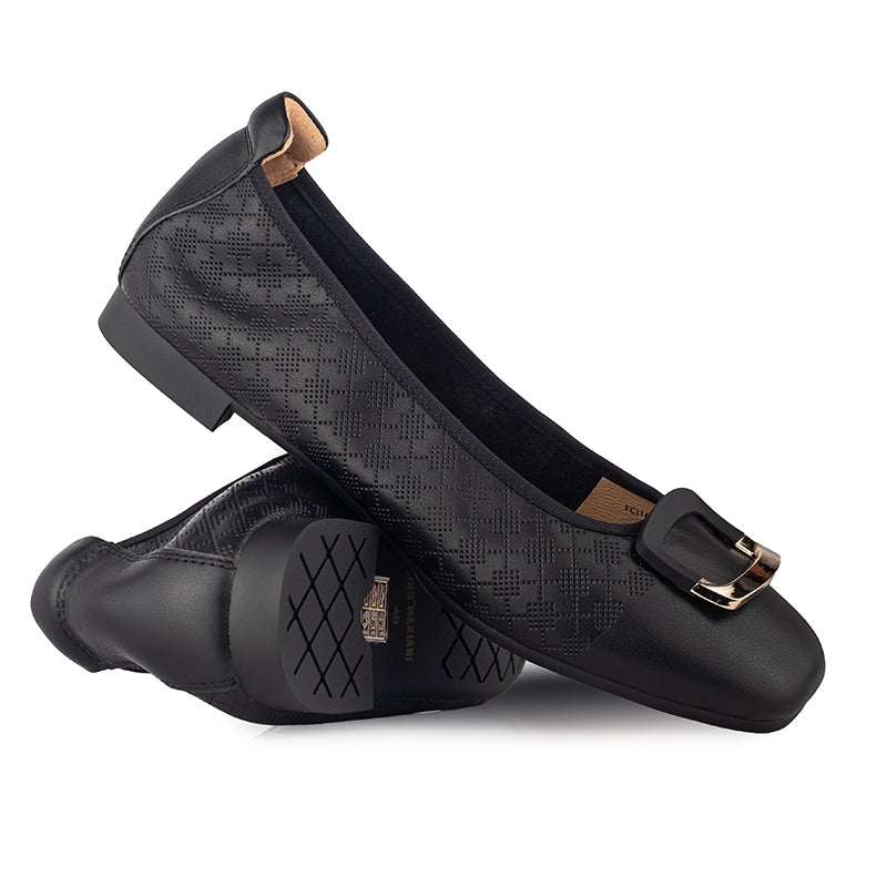 Sepatu Ballet Flats Wanita Gino Mariani Halina Black