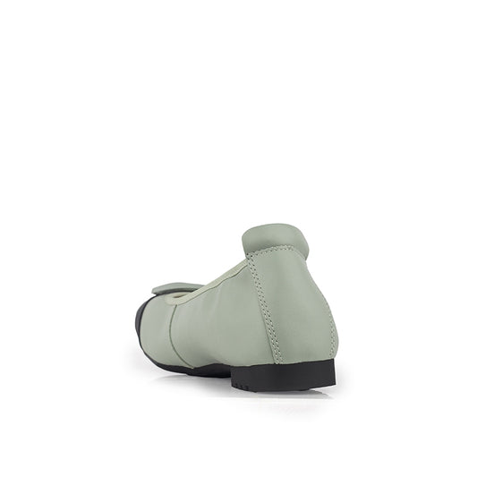 Sepatu Ballet Flats Wanita Gino Mariani Ghita Sage Green