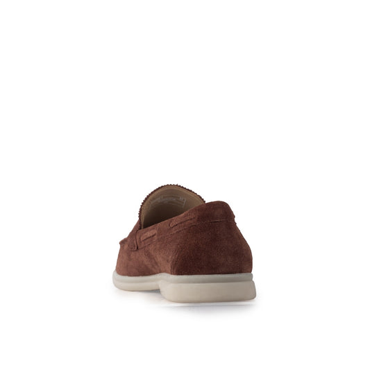 Sepatu Pria Casual Loafer Moccasin Gino Mariani Edison 3 Orange Brick
