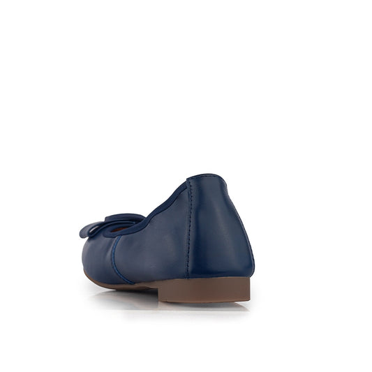 Sepatu Ballet Flats Wanita Gino Mariani Giana Navy