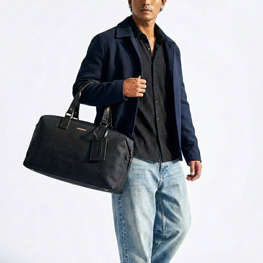 Tas Travel Duffle Bag Gino Mariani Miguel Black