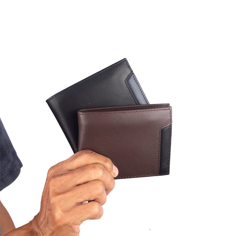 Dompet Pria Kulit Gino Mariani Hiten Brown