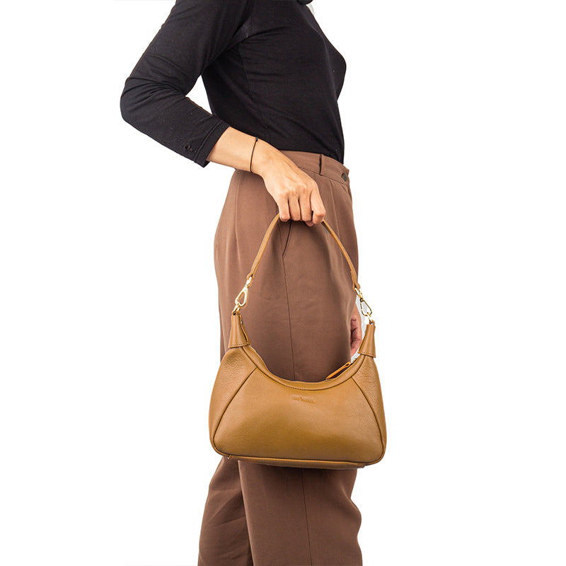 Tas Selempang Wanita Gino Mariani Araceli Apricot Yellow
