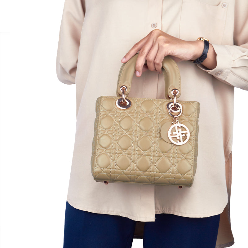 Tas Wanita  Top Handle Gino Mariani Amara Khaki