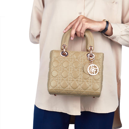 Tas Wanita  Top Handle Gino Mariani Amara Khaki