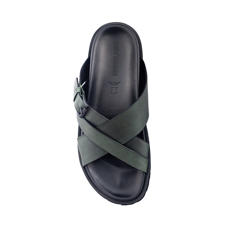 Sandal Kulit Pria Gino Mariani Fonzie Army